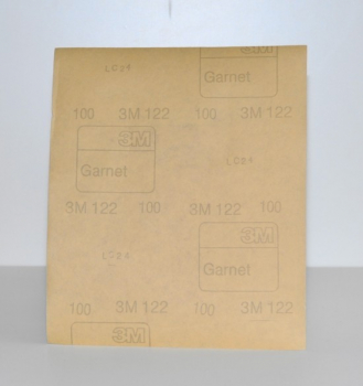 3M Trockenschleifpapier 230 x 280mm Garnet P100