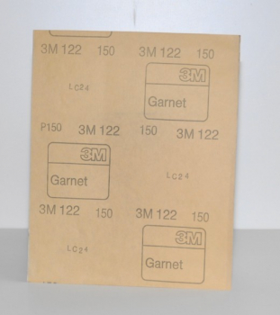3M Trockenschleifpapier 230 x 280mm Garnet P150