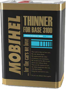 MOBIHEL Thinner for base 3100  T   5 - 27oC / 5 L