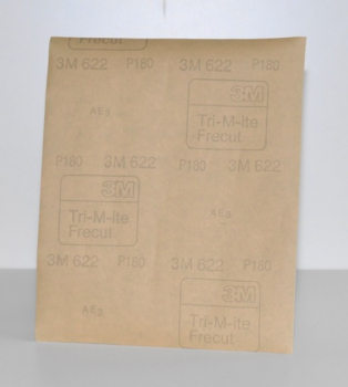 3M Trockenschleifpapier 230 x 280mm Garnet P180