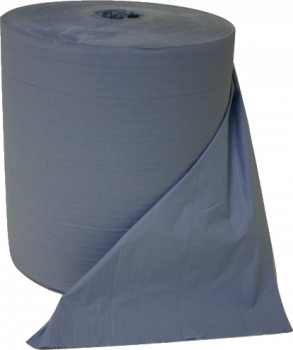 Putzpapier (3-lagig), blau, 38 x 36 cm, 1 Rollen