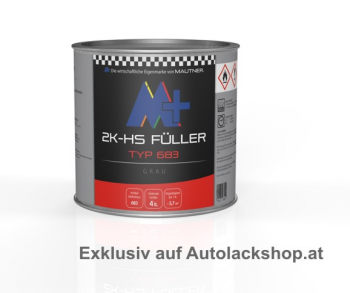 MPlus 2K-HS Füller Typ 683 VOC Grau 1,0 L