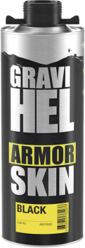 GRAVIHEL Armor Skin PUR Topcoat 430, Farbe: Schwarz