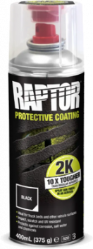 RAPTOR LINER Spraydose 400 ML schwarz mit Härter