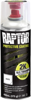 RAPTOR LINER Spraydose 400 ML Weiss mit Härter