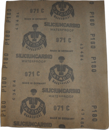 P180 Matador Wasserschleifpapier 230 x 280 mm
