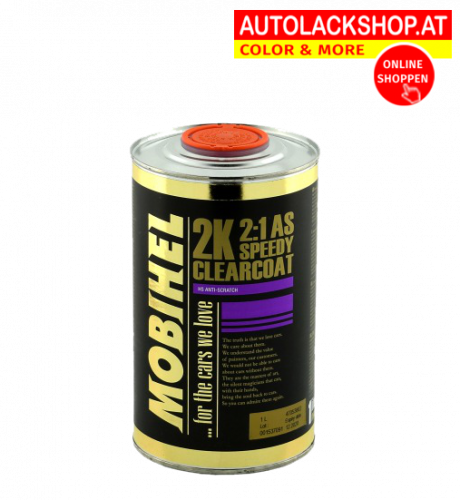 MOBIHEL 2K 2:1 speedy clear coat antiscratch / 1 L