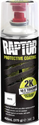 RAPTOR LINER Spraydose 400 ML Weiss mit Härter